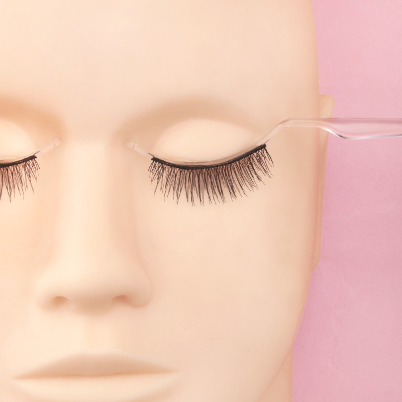 Lông Mi giả mở rộng kiểu lông Mi cấy ghép màn hình hiển thị hiệu quả phụ kiện triển lãm bổ sung