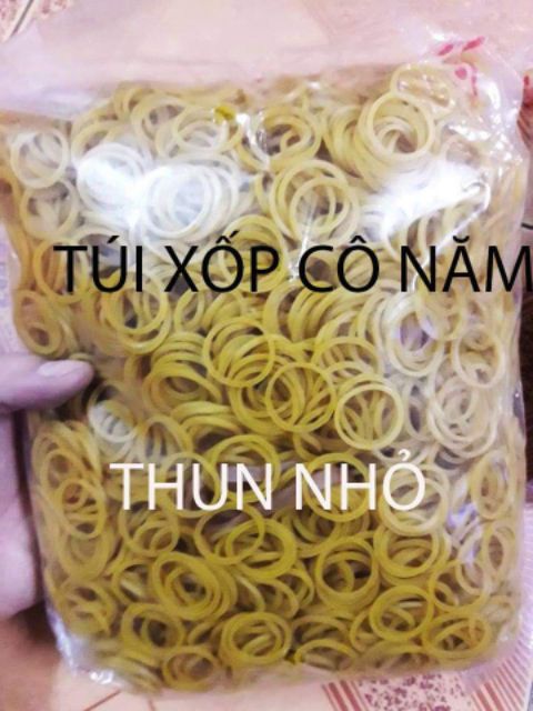 1KG DÂY THUN VÀNG  CỘT RAU, SỮA CHUA, NƯỚC LÈO...