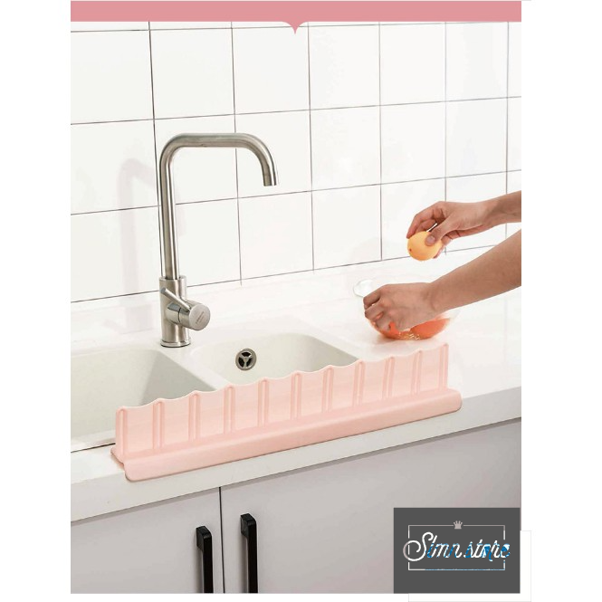 Tấm chắn Silicone ngăn bắn nước dùng cho bồn rửa chén siêu tiện lợi, vệ sinh, sạch sẽ. SD1-NBNuoc