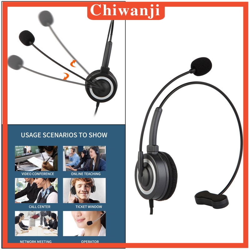 Tai Nghe Chụp Tai Có Dây Cổng Usb Kèm Mic Cho Trường Học / Công Sở