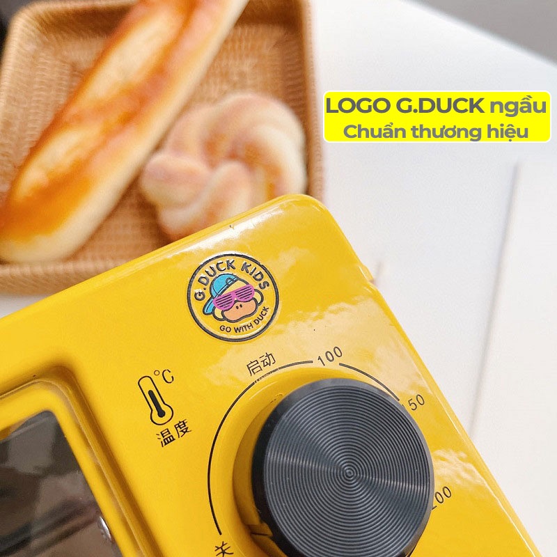 [CHÍNH HÃNG] Lò nướng bánh đa năng G.DUCK - Lò vi sóng 13L, 650W, nướng bánh, làm bánh, nướng gà vịt, rã đông