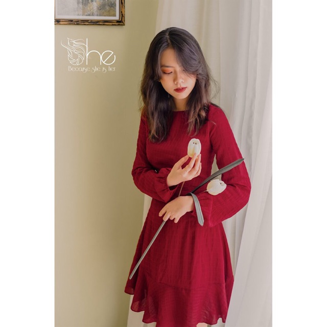 Sarah Dress- Đầm tay dài đuôi cá- SDX70 | BigBuy360 - bigbuy360.vn