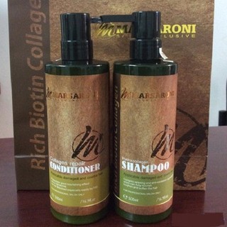 Dầu gội xả Marsaroni Rich Biotin Collagen 800ml
