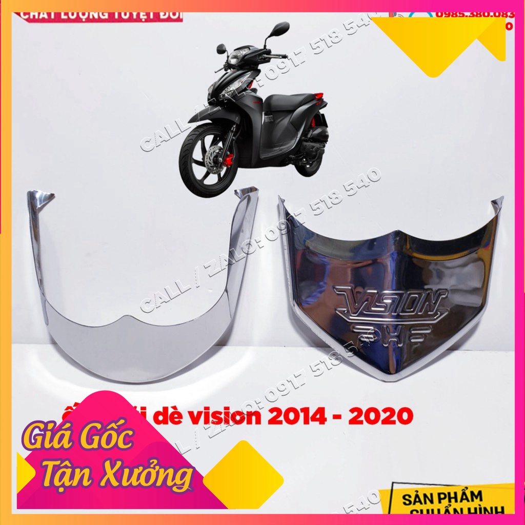 Ốp Mũi Dè Trước , Sau iNox Sh mode / Air Blade 2020 / Wave A / Wave Blade / Lead / Vision / Future Fi ( Gía 1 Cặp ) (Ảnh