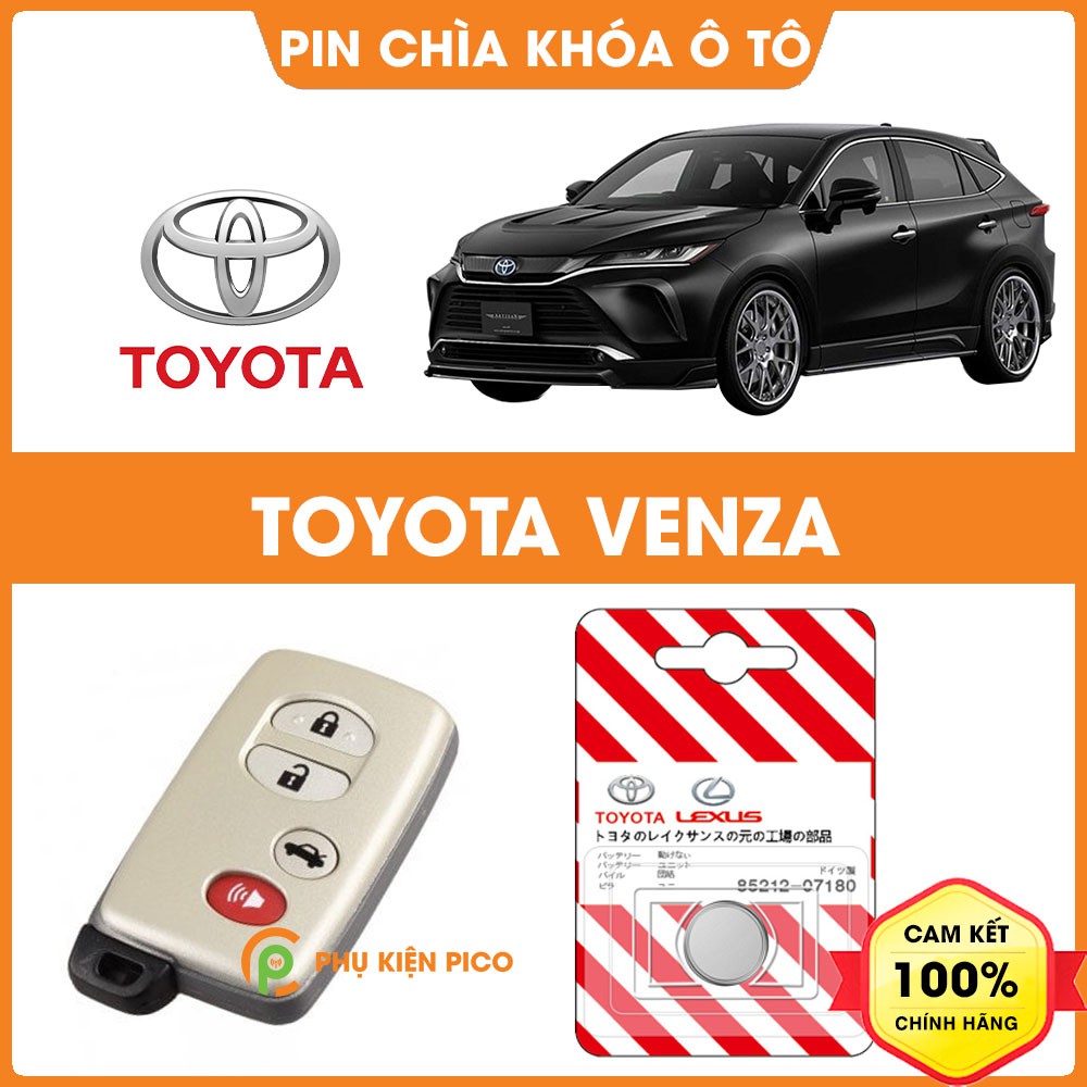 Pin chìa khóa ô tô Toyota Venza chính hãng sản xuất theo công nghệ Nhật Bản – Pin chìa khóa Toyota Venza