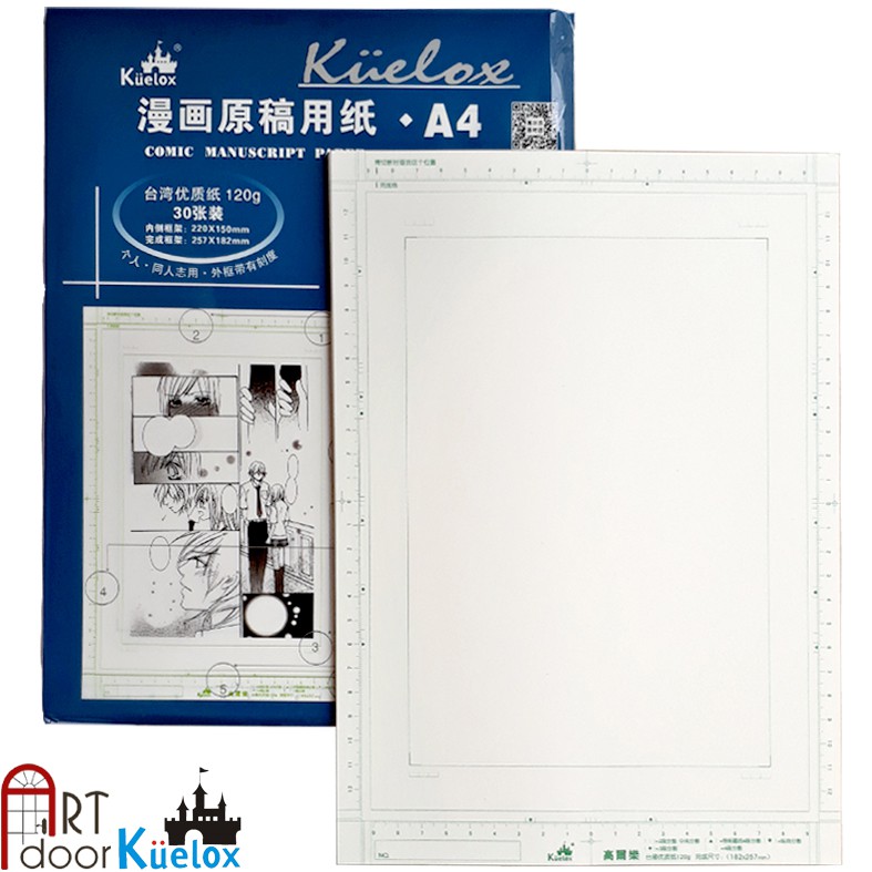 [ARTDOOR] Giấy vẽ Truyện Tranh KUELOX 120gsm A4 Đúng (30 tờ)