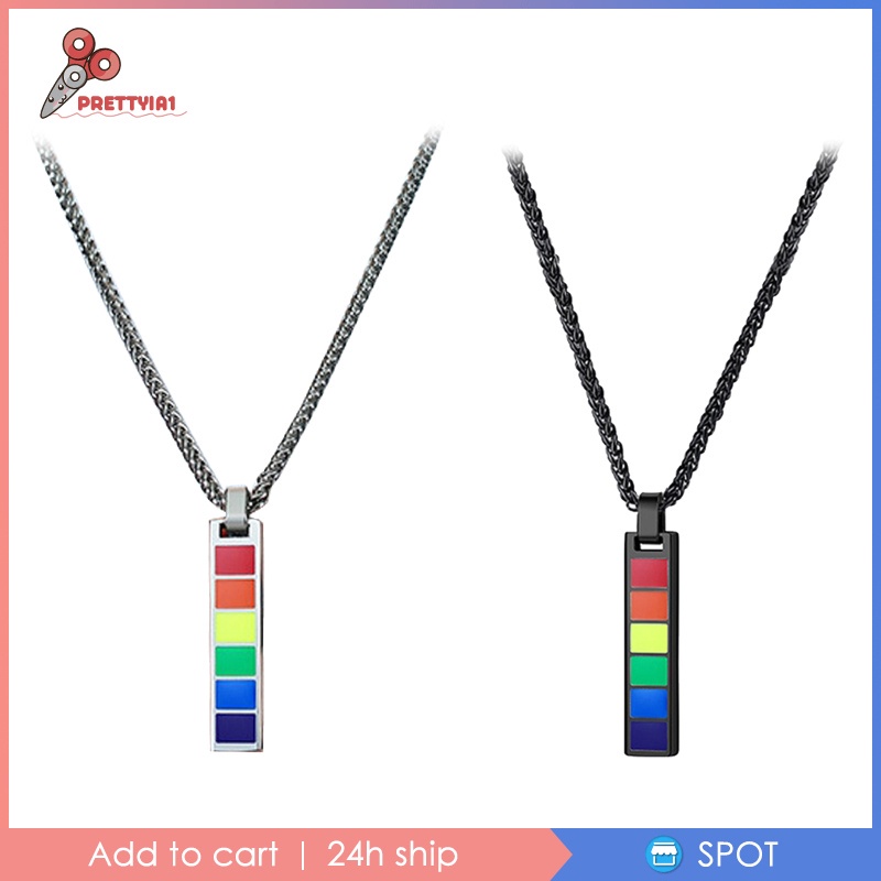 (✨Activity price✨Pre1-8) Vòng cổ Mặt Hình Lesbian Gay Lgbt Màu Sắc
