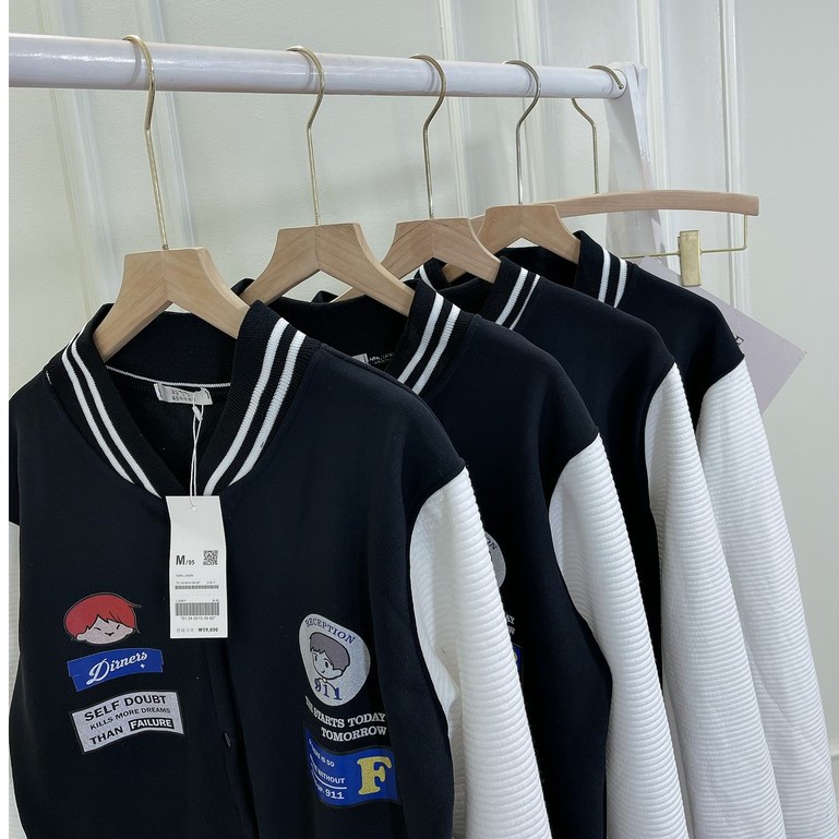 Áo Khoác Bomber Lót Nỉ Dày Cực Ấm - Áo Khoác Bóng Chày | BigBuy360 - bigbuy360.vn