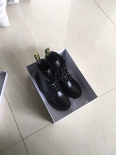 Giày boot đen cổ cao ( Kèm ảnh thật 2-3) ORDER