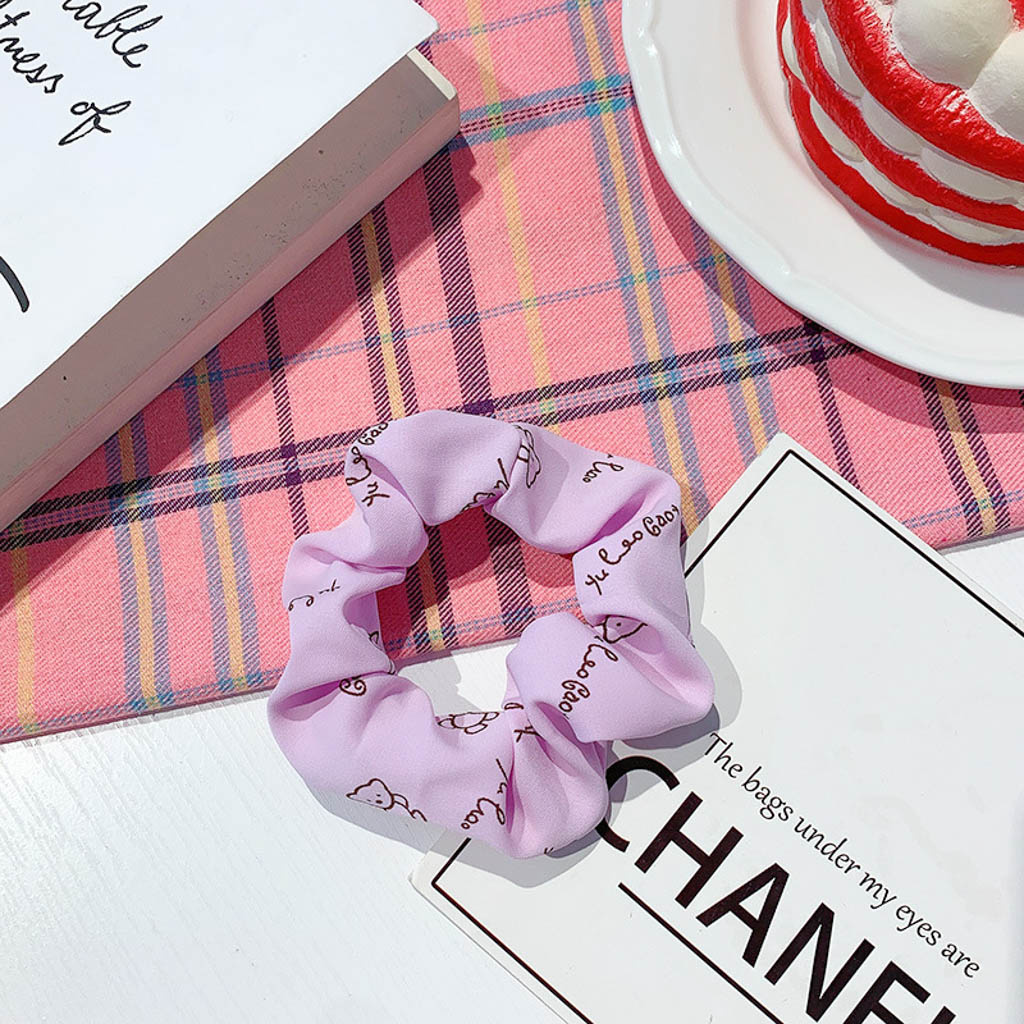 Dây Buộc Tóc Scrunchies Gấu Teddy Dễ Thương Buta Sc20