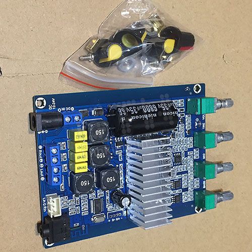 Khuếch đại âm thanh 2.0 TPA3116 120W bluetooth 5.0 chỉnh âm sắc