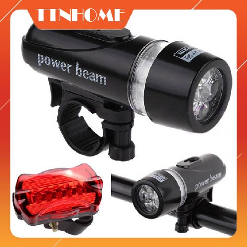 Đèn xe đạp thể thao bộ đèn pin và đèn chiếu hậu dành cho xe đạp thể thao