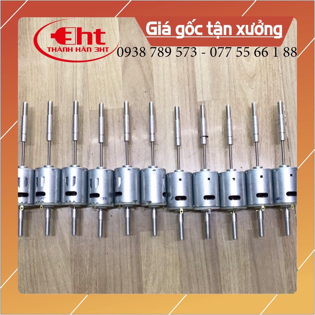 Mô tơ 545 chế quạt chạy acquy moteur - phụ tùng quạt động cơ quạt 12V & 24v