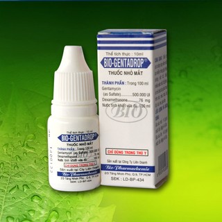 Nhỏ Mắt cho chó mèo Bio Gentadrop 10ml