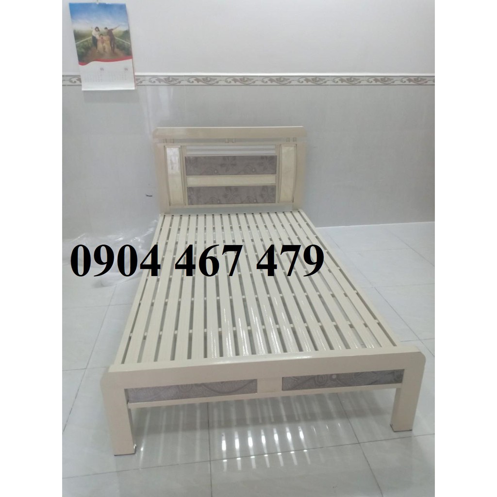 GIƯỜNG NGỦ - SẮT HỘP 4X8 - NGANG 1M2 X 2M - GIAO HÀNG MIỄN PHÍ