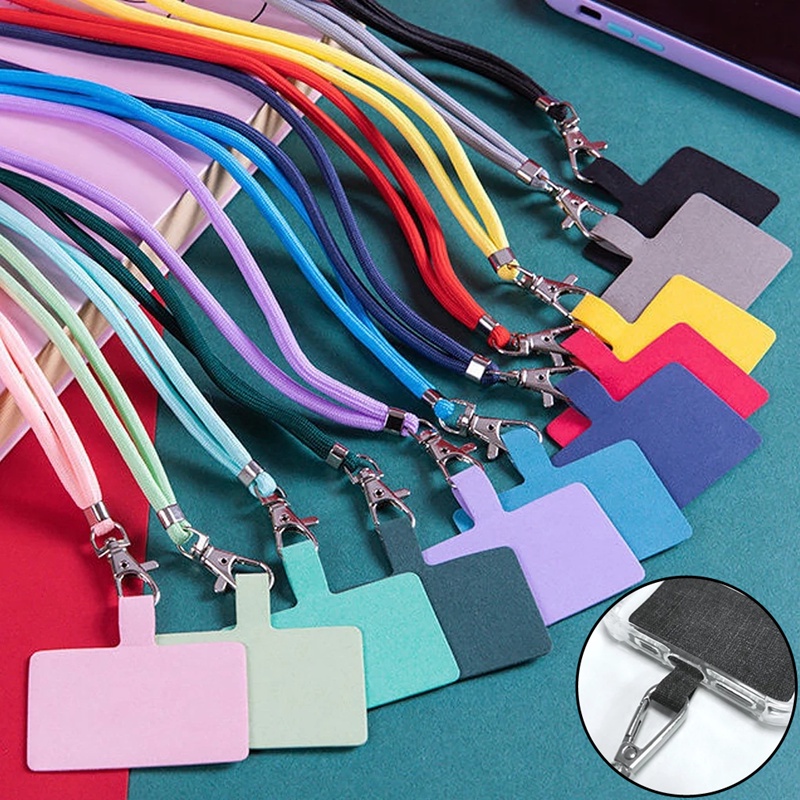 Dây Đeo Cổ Bằng Nylon Mềm Điều Chỉnh Được Chống Thất Lạc Thông Dụng Cho Điện Thoại