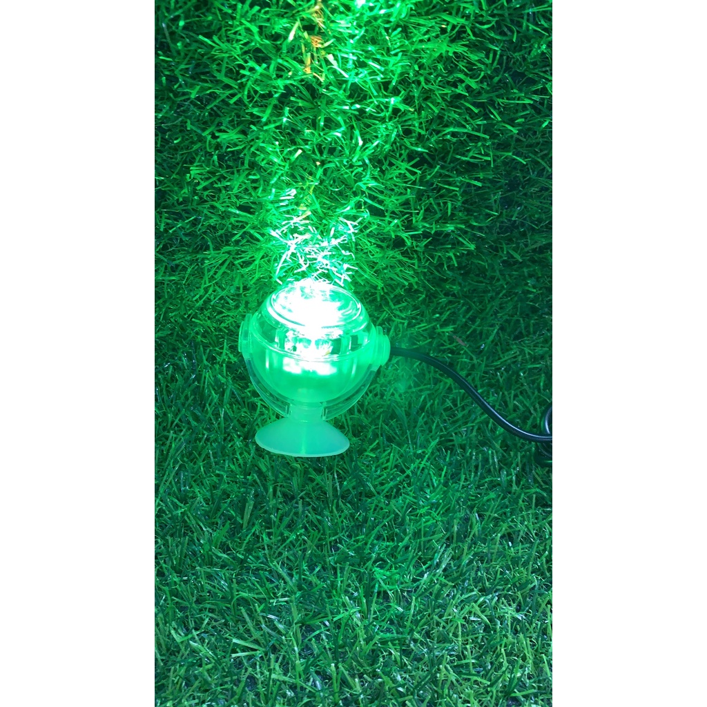 Đèn led 1W rọi đổi màu mini, đèn trang trí bể cá, tạo ánh sáng lung linh cho bể cá cảnh