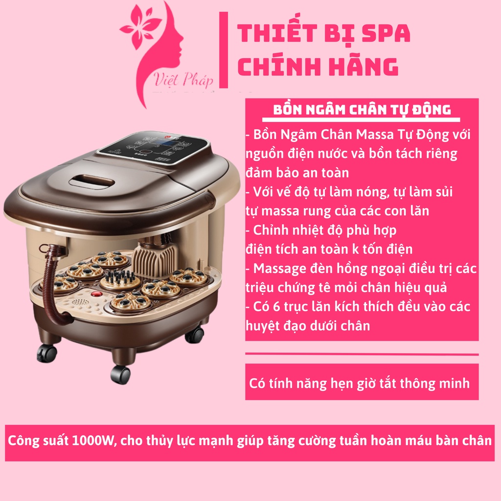 Bồn Ngâm Chân Tự Động Massage Chăm Sóc Sức Khỏe