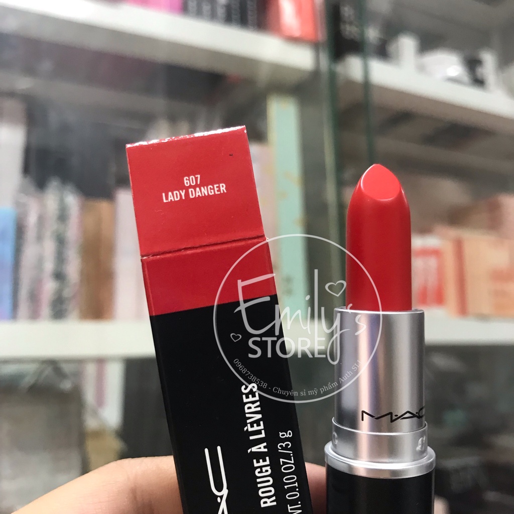 Son thỏi MAC các màu đỏ đất, cam đất, đỏ tươi siêu xịn