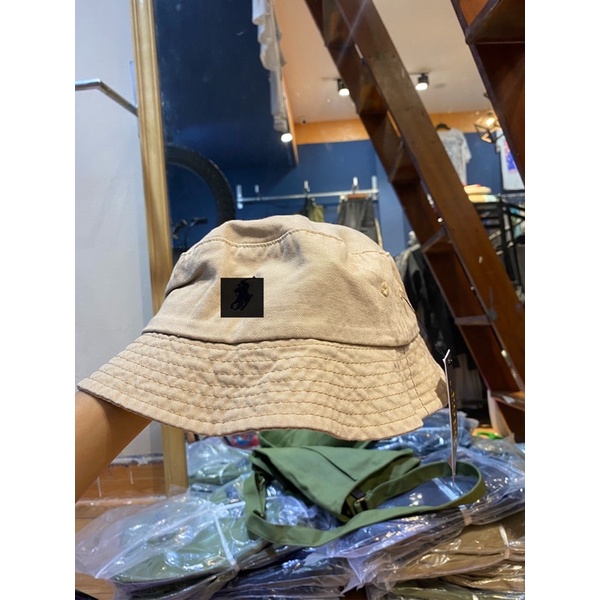 NEW - MŨ BUCKET HÀNG HIỆU HÃNG POLO RA.L. PH LA.U R.EN CỰC ĐẸP VINTAGE RETRO