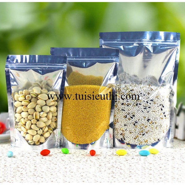 Túi Zip 1 mặt trong