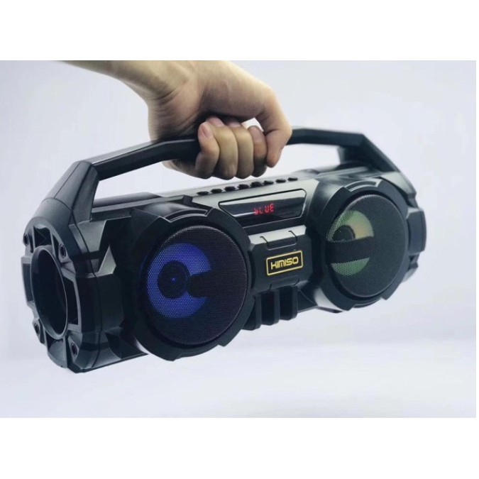 Loa Bluetooth Karaoke Xách Tay Kimiso KM S1 và S2 Tặng Kèm 1 míc hát có dây cắm trực tiếp âm bass hay