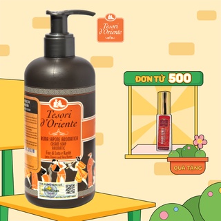 Sữa tắm nước hoa Ý Tesori d'Oriente chính hãng 300ml hương thơm lưu giữ cả ngày (kèm vòi)
