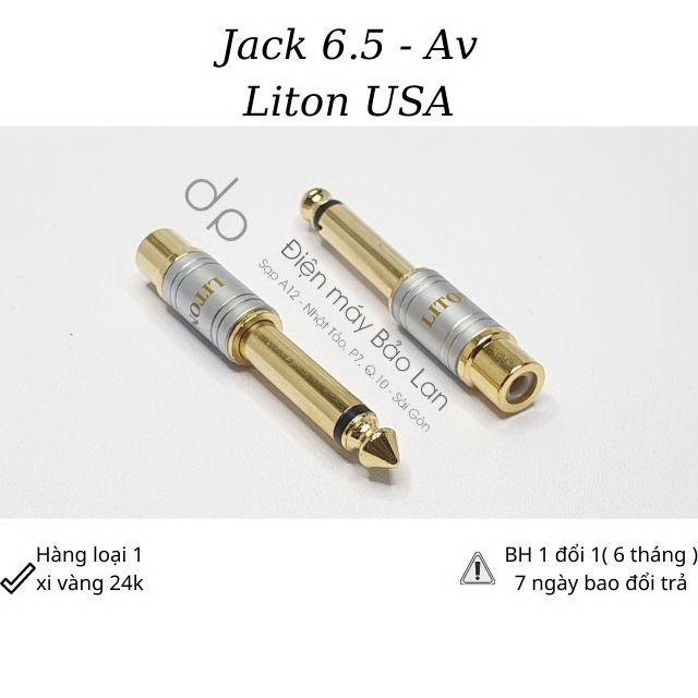 Jack 6 Ly Ra Hoa Sen, Hãng Liton USA Cao Cấp, Xi Vàng 24k, Bảo Hành 1 Đổi 1( 6TH ), Giá SL 1 Cái