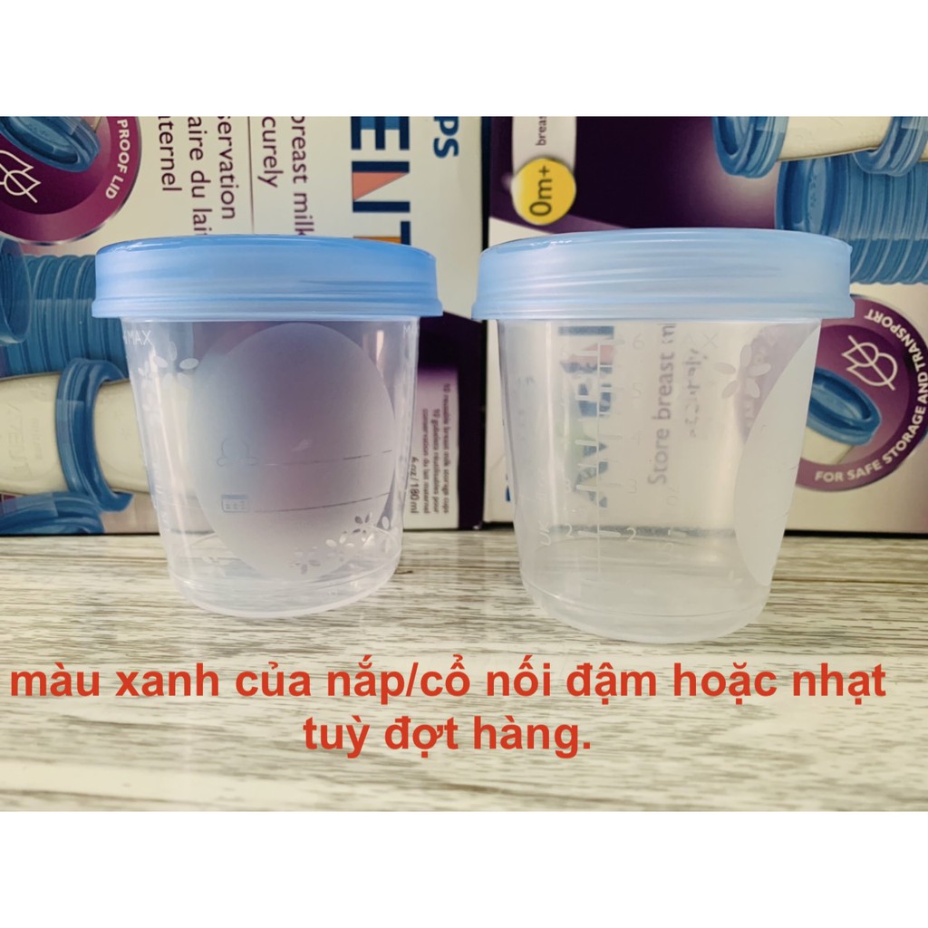 Cốc trữ sữa Avent 180ml, 240ml và cổ nối