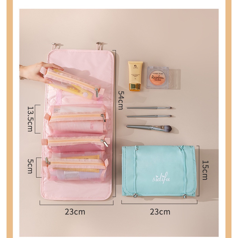 Túi Đựng Mỹ Phẩm Bốn Trong Một Tiện Dụng Khi Đi Du Lịch