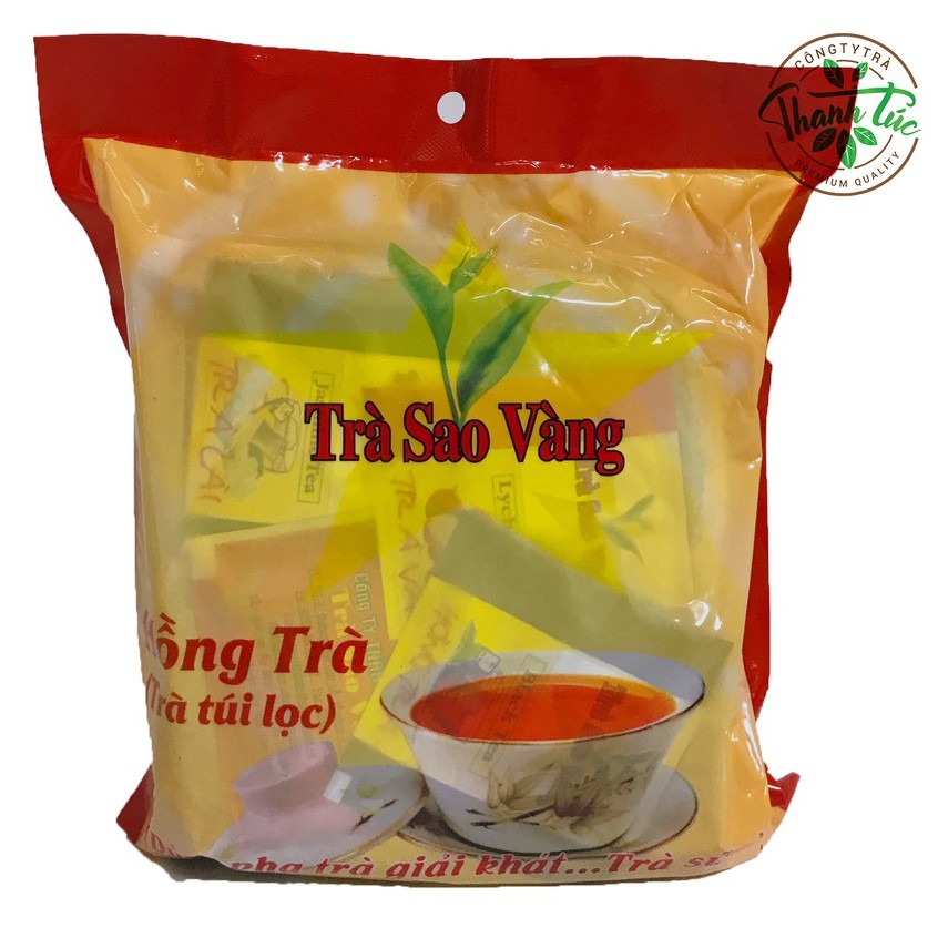 Hồng Trà Pha Trà Sữa Túi Lọc Sao Vàng Gói 300gr