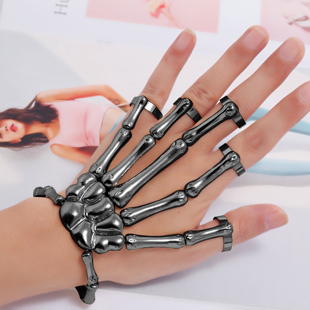 Vòng Tay Họa Tiết Bộ Xương Thời Trang