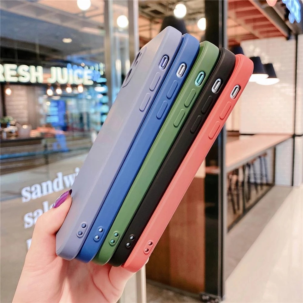 Ốp điện thoại silicon mềm cạnh vuông nguyên bản cho Samsung ss Galaxy S23 S22 S21 S20 S23+ S22+ S21+ FE Ultra Plus 4G 5G 2023