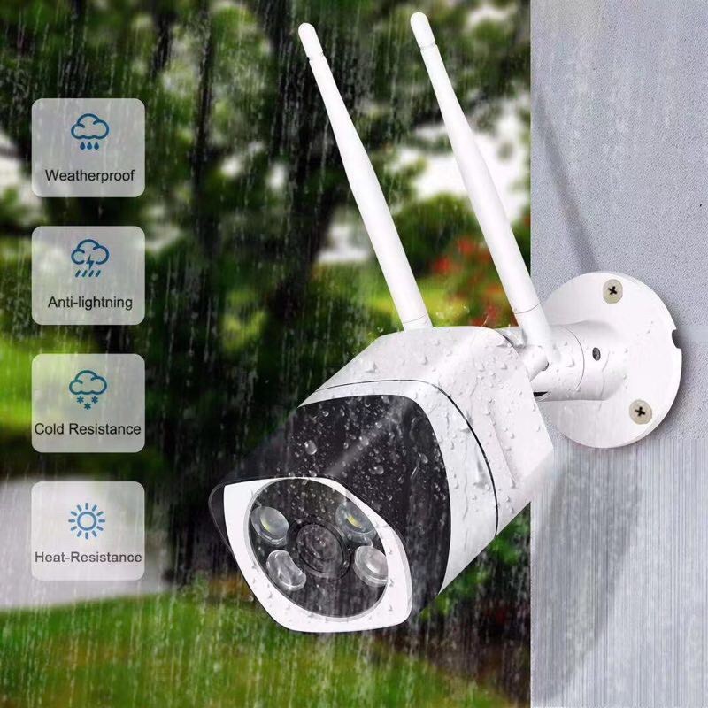 Camera IP Wifi Trong nhà Ngoài trời Yoosee 9104A / GW-214S 2 Râu thực FullHD 1080P 2 LED trợ sáng (Trắng) | BigBuy360 - bigbuy360.vn