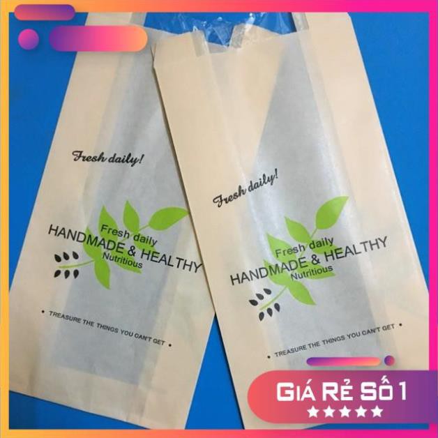 Túi bánh mì hoa cúc lá cây dọc 30cm (10 chiếc)