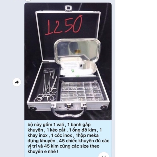 [NOW SHIP] BỘ DỤNG CỤ XỎ KHUYÊN CHUYÊN NGHIỆP CHO THỢ XỎ - FULL DỤNG CỤ