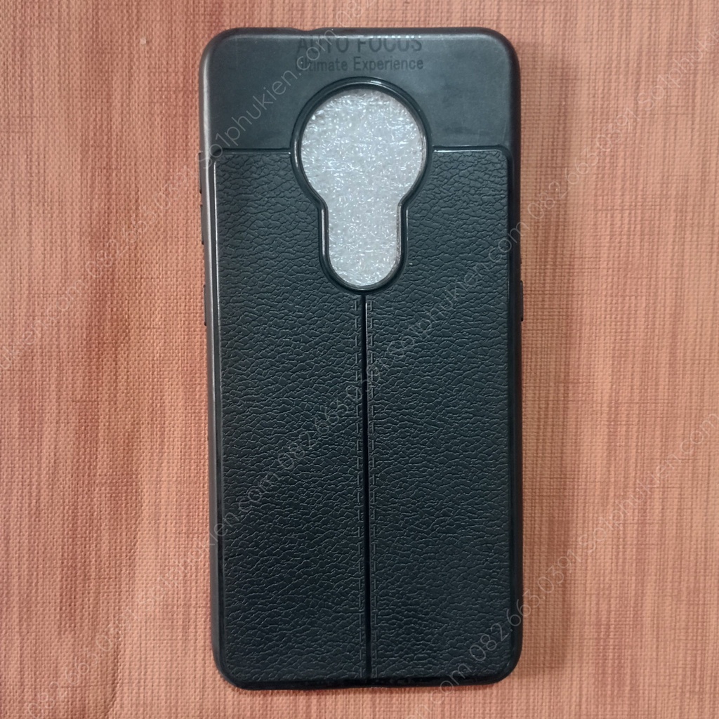 Ốp lưng Nokia 7.2 nokia 6.2 dẻo đen vân giả da auto bền đẹp