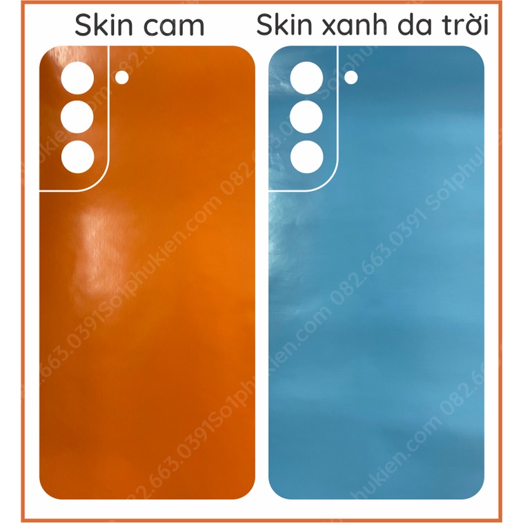Miếng dán lưng kèm cam skin carbon Samsung s21 fe (s21fe)