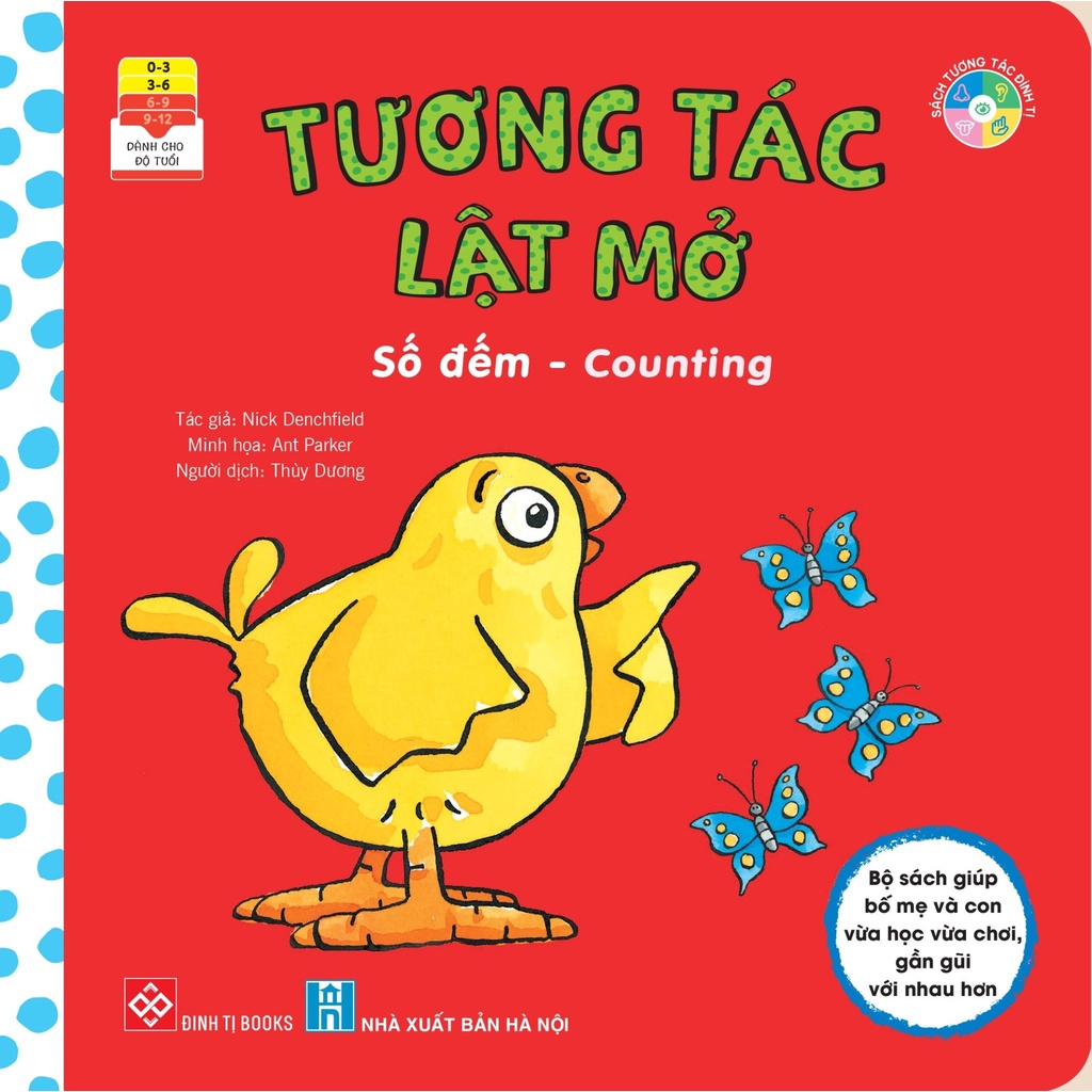 Sách-Tương tác lật mở đầy đủ song ngữ Anh - Việt giúp bé mở rộng vốn từ vựng theo cách đầy thú vị - Đinh Tị Books