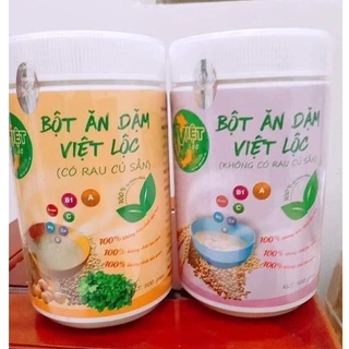 BỘT ĂN DẶM VIỆT LỘC Nguồn nguyên liệu 100% ORGANIC