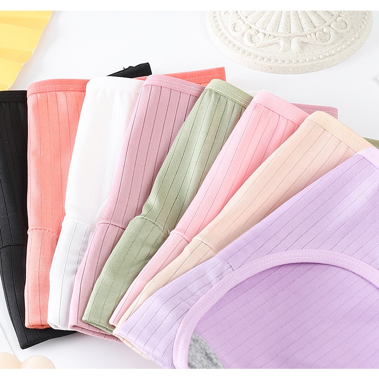 Quần Lót Chip Nữ Cotton Đính nơ Màu Trơn Mềm Mịn Nâng mông kháng khuẩn tôn dáng QL50