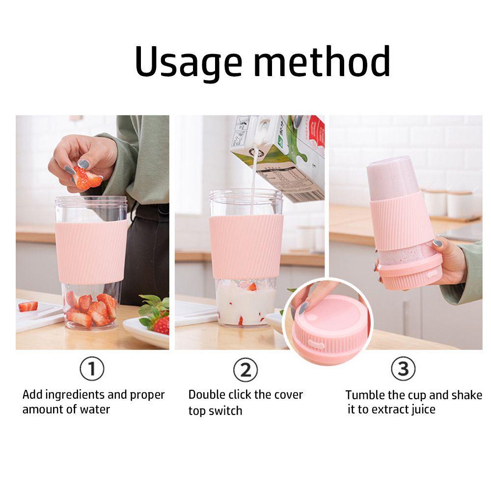 PISTA Máy Xay Sinh Tố Mini 2 Lưỡi Dao Tiện Dụng