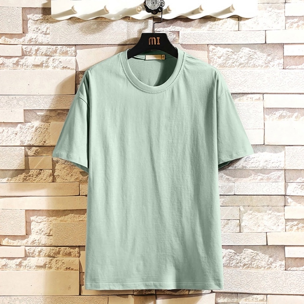 Áo thun cổ tròn nam nữ , Áo phong basic tee Unisex tay lỡ from rộng chất vải cotton 100%