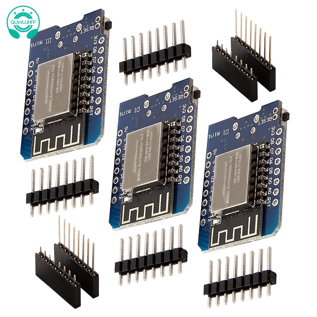 Bảng Mạch WiFi D1 Mini NodeMCU ESP8266-12F CH340G WLAN ESP8266 Micro-USB 3.3V 500MA Cho Arduino