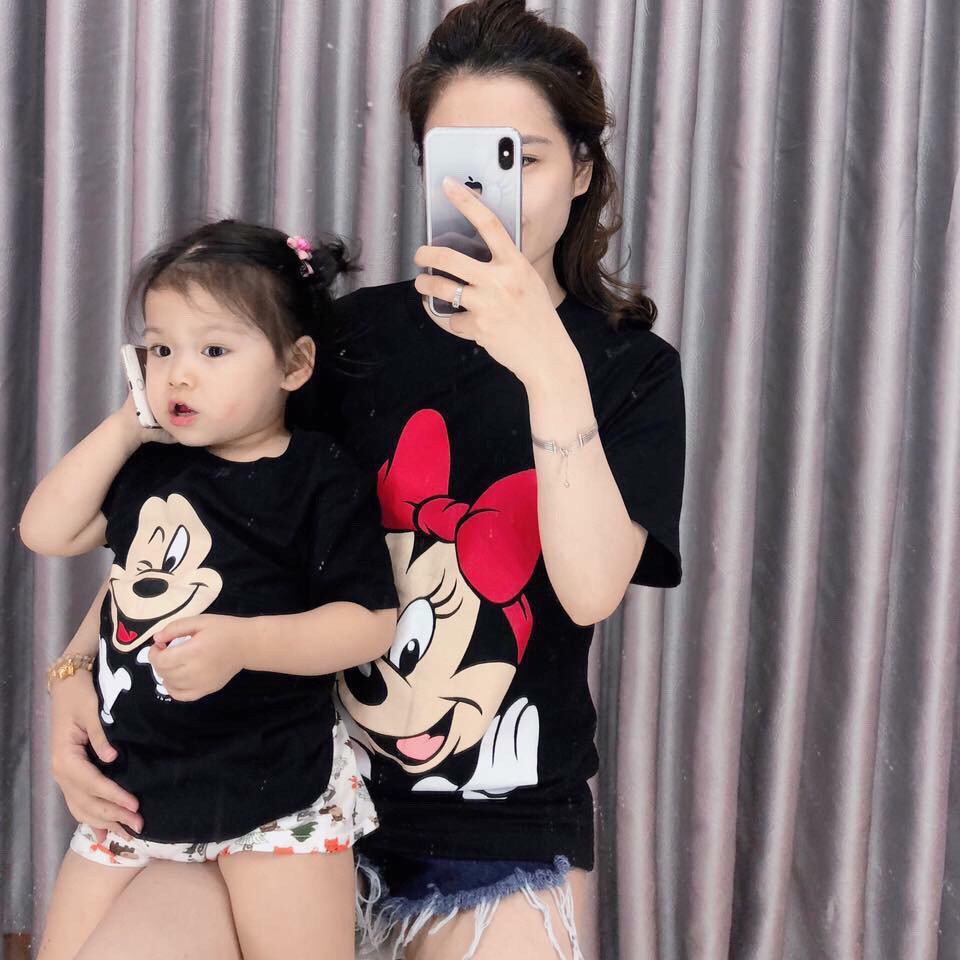 Áo thun hoạt hình Thái Mickey,Minnie GS001 GS002 | Shopee Việt Nam