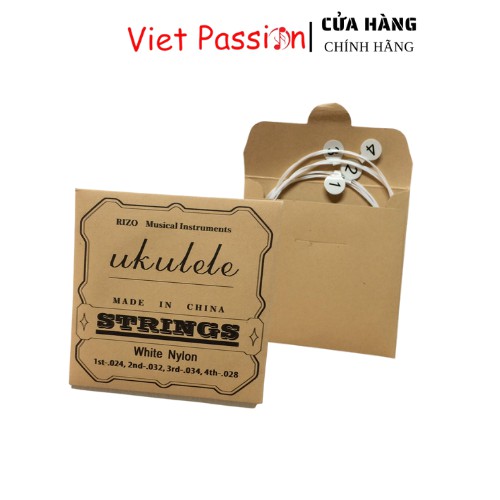 Dây đàn Ukulele string sử dụng cho mọi loại đàn soprano concert tenor 21 23 26 inch chất lượng Viet Passion