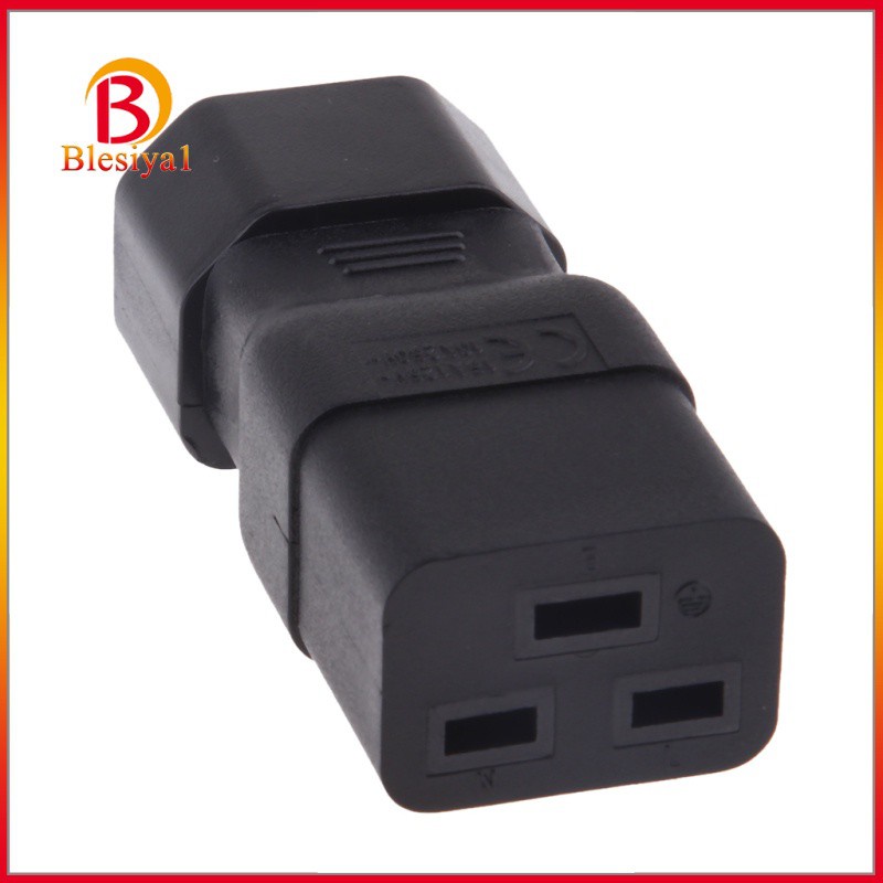 [BLESIYA1] Premium IEC C14 to C19 Molded Plug Converter Power Adapters Connector