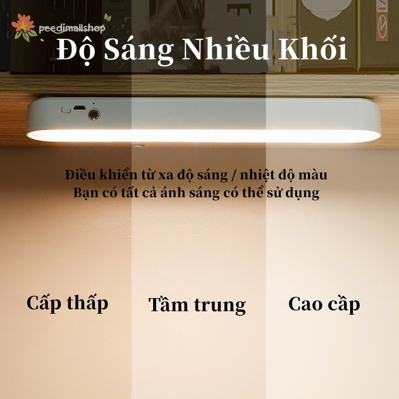 Đèn học Đèn LED Cảm Ứng Chạm GIDISO Sạc tích điện 4000mah 3 màu ánh sáng dụng cho phòng ngủ, ký túc xá sinh viên v.v