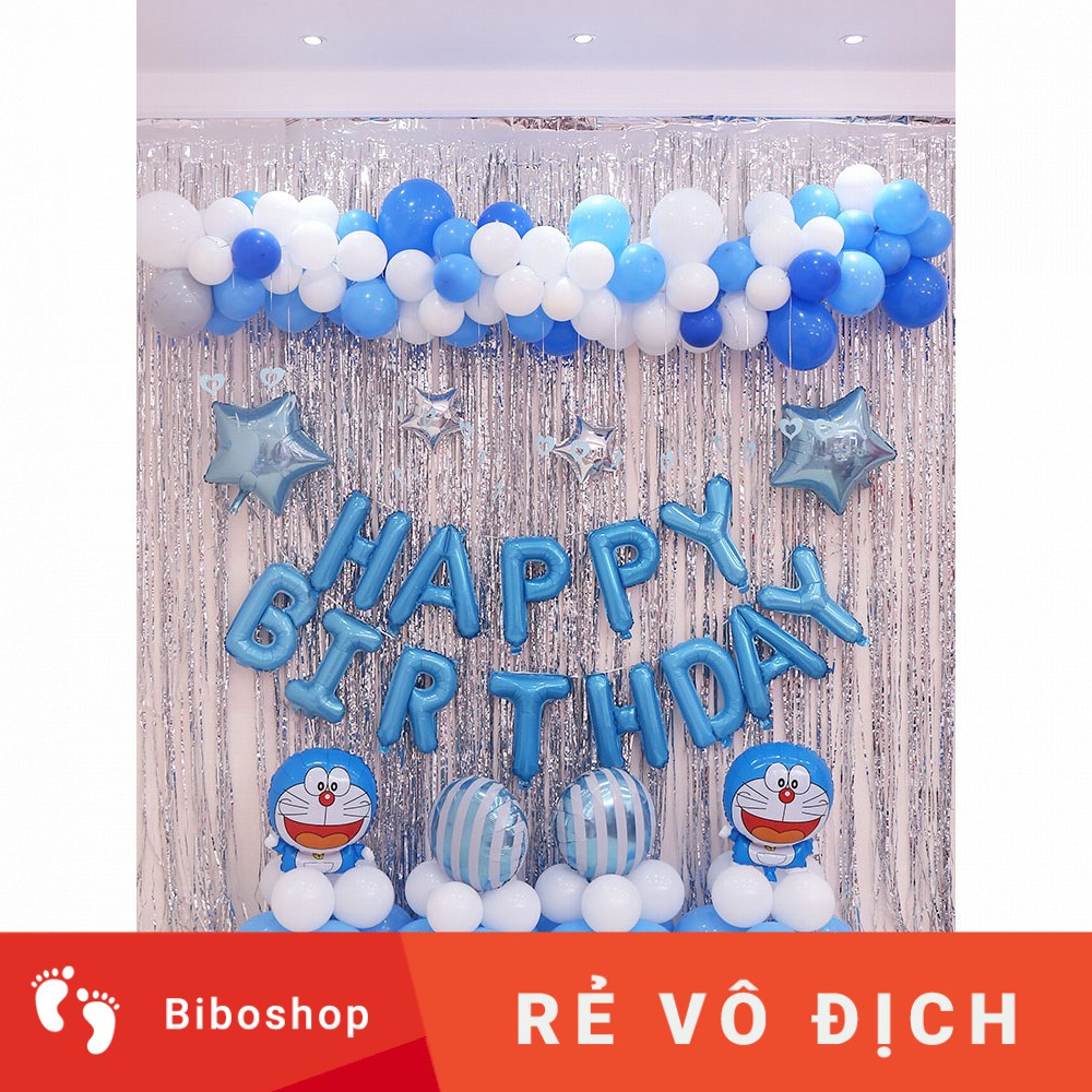 SET SN HÌNH DOREMON - SINH NHẬT BÉ TRAI, BÉ GÁI - BÓNG DOREMON - BÓNG BAY SINH NHẬT BÉ GIÁ RẺ - PHỤ 