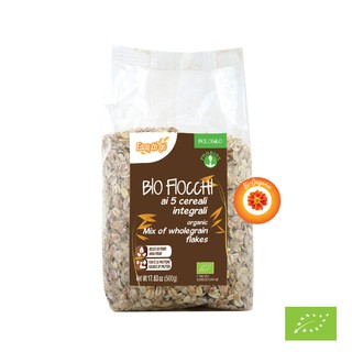 HỖN HỢP 5 LOẠI NGŨ CỐC NGUYÊN CÁM HỮU CƠ CÁN VỪA PROBIOS (500g) - Organic 5 Wholegrain Flakes